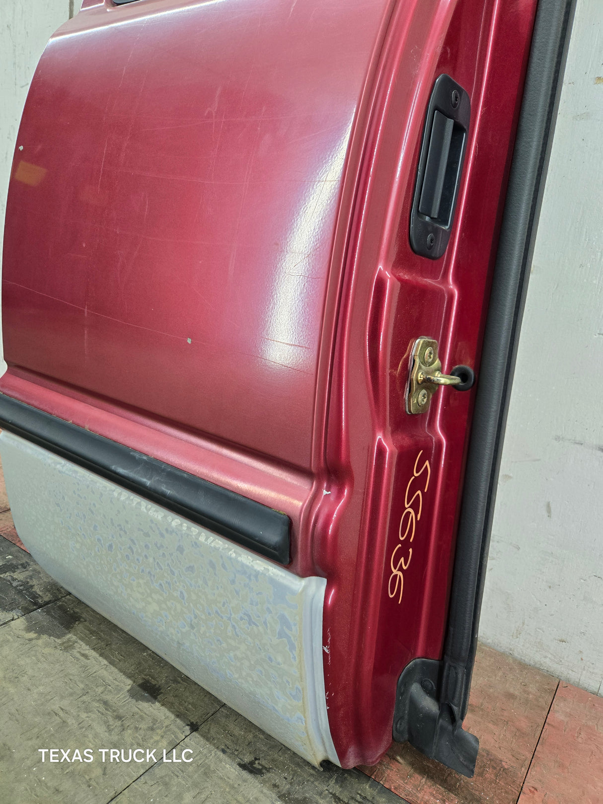 1994-2002 Dodge Ram 2nd Gen RH Passenger Side Rear Extended Cab Door 1500 2500 3500 - Red/Silver