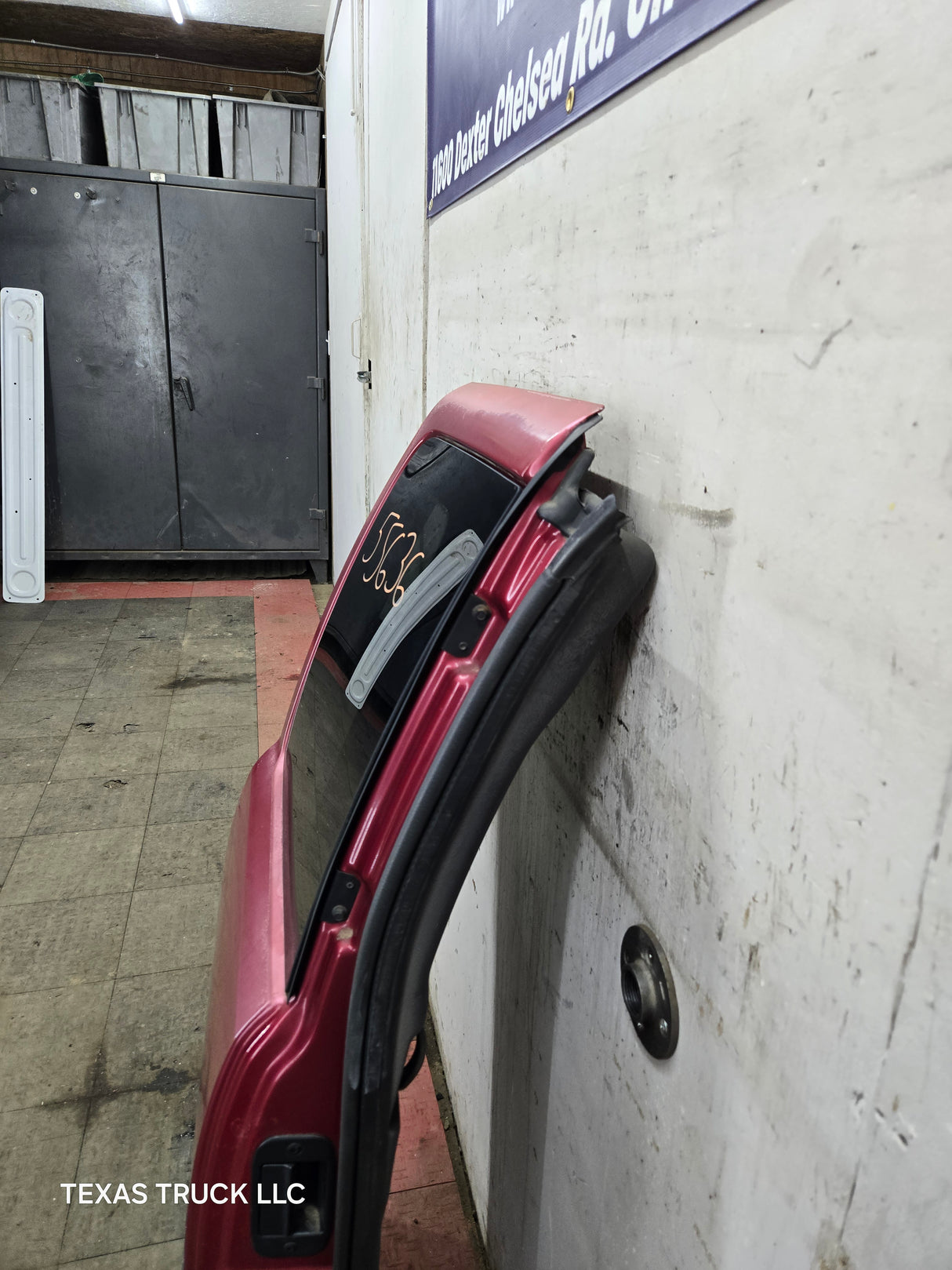 1994-2002 Dodge Ram 2nd Gen RH Passenger Side Rear Extended Cab Door 1500 2500 3500 - Red/Silver