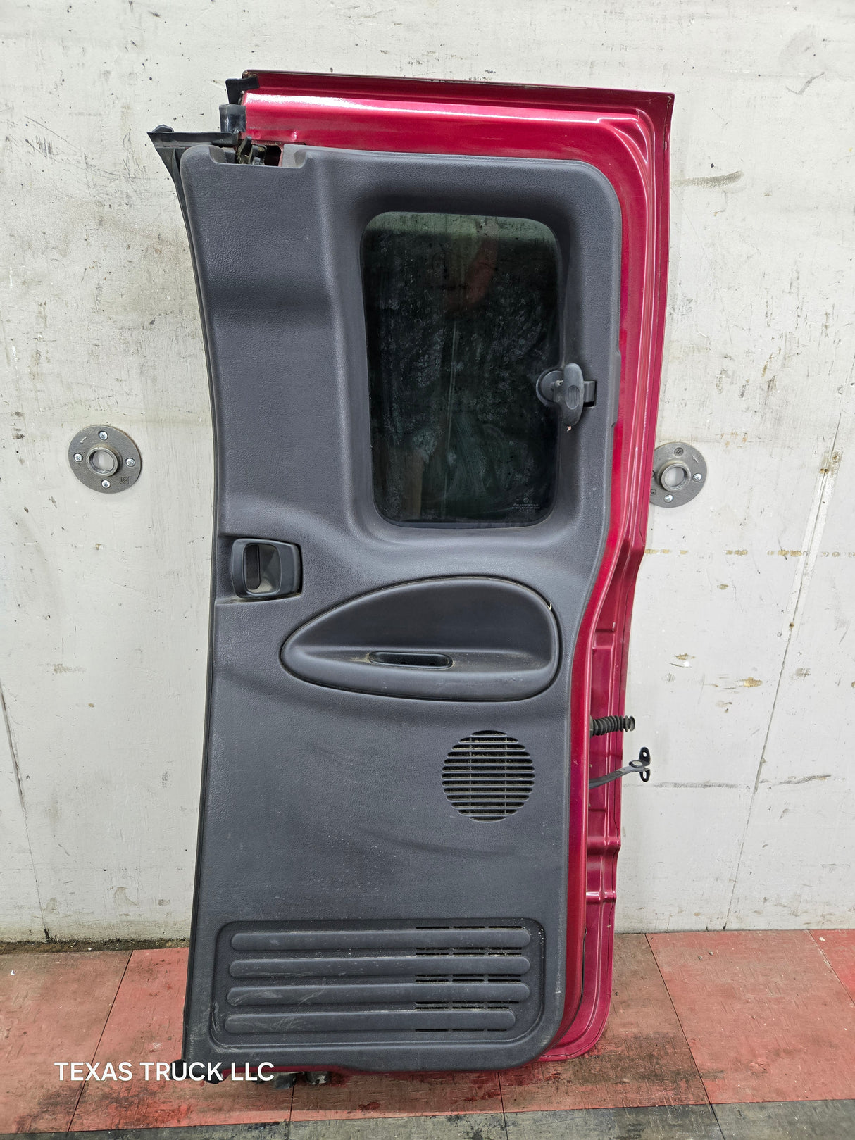 1994-2002 Dodge Ram 2nd Gen RH Passenger Side Rear Extended Cab Door 1500 2500 3500 - Red/Silver