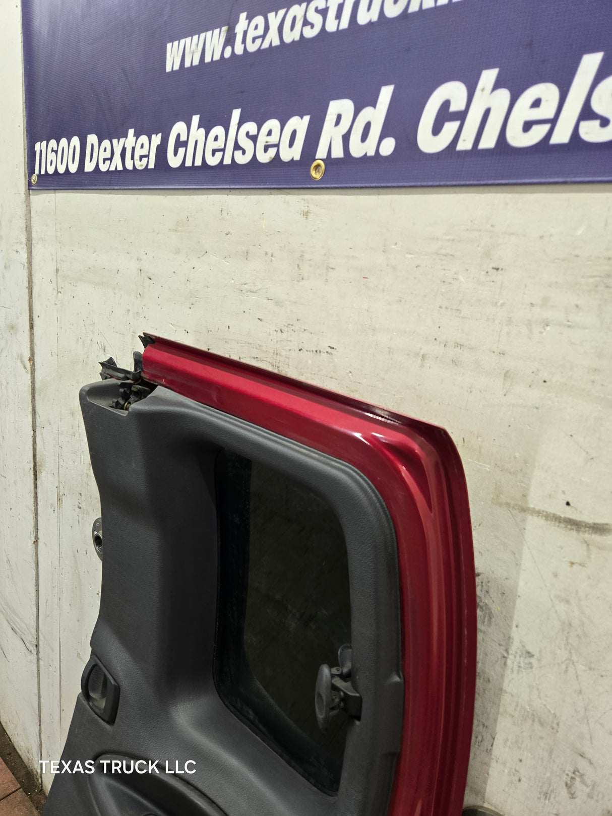 1994-2002 Dodge Ram 2nd Gen RH Passenger Side Rear Extended Cab Door 1500 2500 3500 - Red/Silver