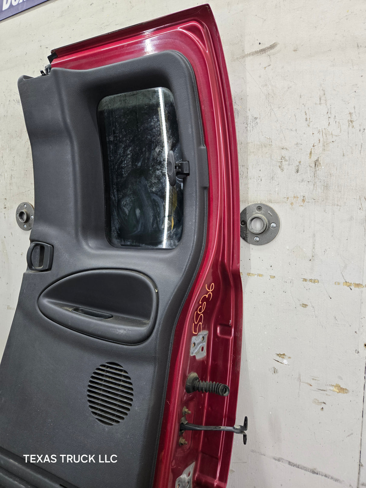 1994-2002 Dodge Ram 2nd Gen RH Passenger Side Rear Extended Cab Door 1500 2500 3500 - Red/Silver