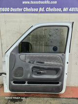 1994-2002 Dodge Ram 2nd Gen RH Passenger Side Front Extended Cab Door 1500 2500 3500 ROUND CORNER - White