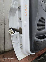 1994-2002 Dodge Ram 2nd Gen RH Passenger Side Front Extended Cab Door 1500 2500 3500 ROUND CORNER - White