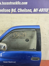 1994-2002 Dodge Ram 2nd Gen LH Driver Side Front Extended Cab Door 1500 2500 3500 ROUND CORNER - Bright Blue
