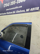 1994-2002 Dodge Ram 2nd Gen LH Driver Side Front Extended Cab Door 1500 2500 3500 ROUND CORNER - Bright Blue