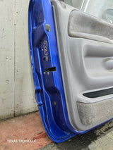 1994-2002 Dodge Ram 2nd Gen LH Driver Side Front Extended Cab Door 1500 2500 3500 ROUND CORNER - Bright Blue