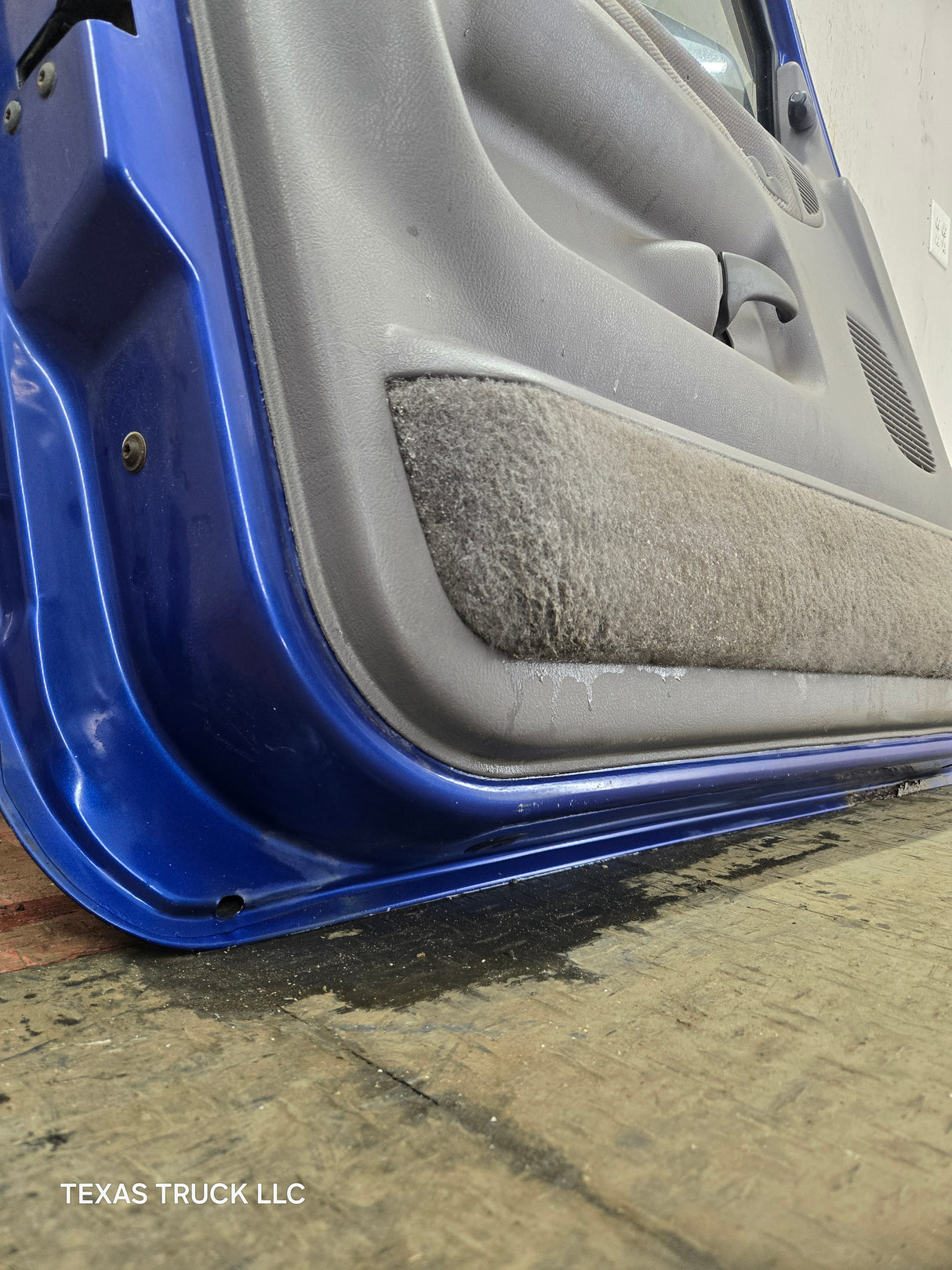 1994-2002 Dodge Ram 2nd Gen LH Driver Side Front Extended Cab Door 1500 2500 3500 ROUND CORNER - Bright Blue