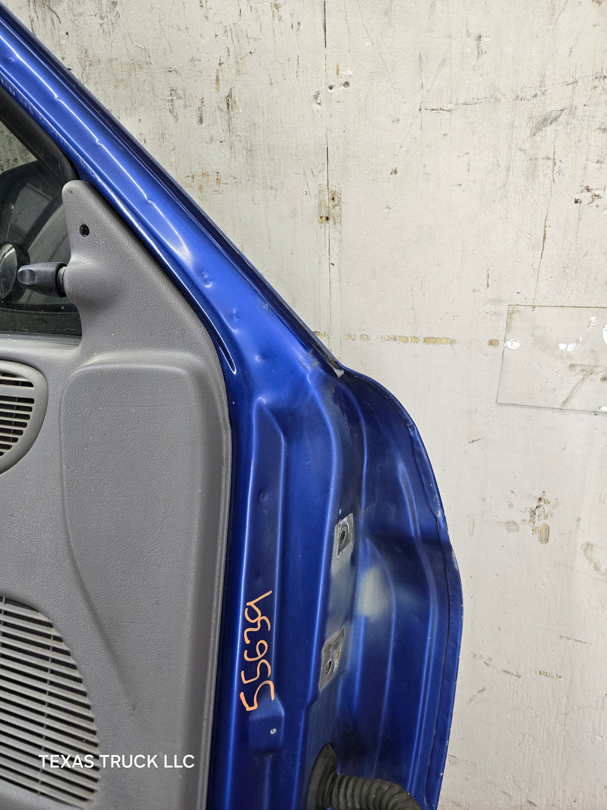 1994-2002 Dodge Ram 2nd Gen LH Driver Side Front Extended Cab Door 1500 2500 3500 ROUND CORNER - Bright Blue