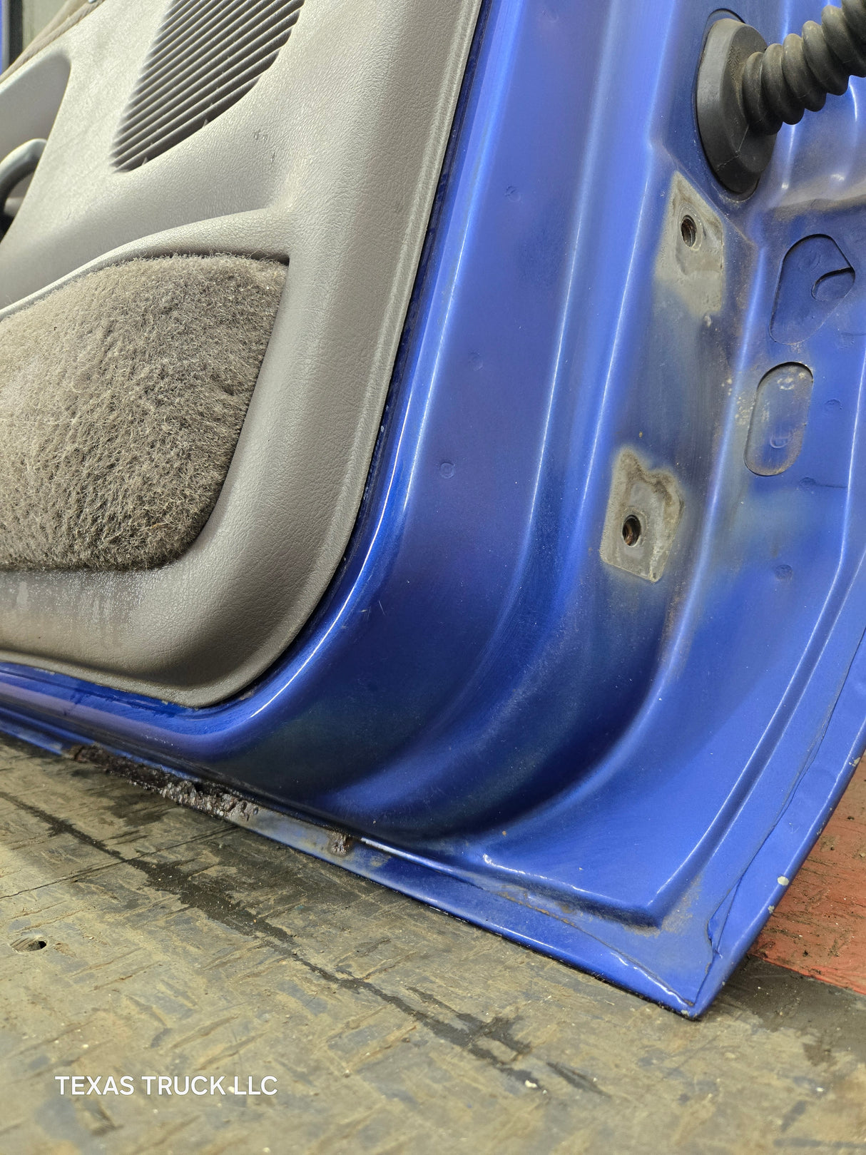 1994-2002 Dodge Ram 2nd Gen LH Driver Side Front Extended Cab Door 1500 2500 3500 ROUND CORNER - Bright Blue