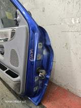 1994-2002 Dodge Ram 2nd Gen LH Driver Side Front Extended Cab Door 1500 2500 3500 ROUND CORNER - Bright Blue