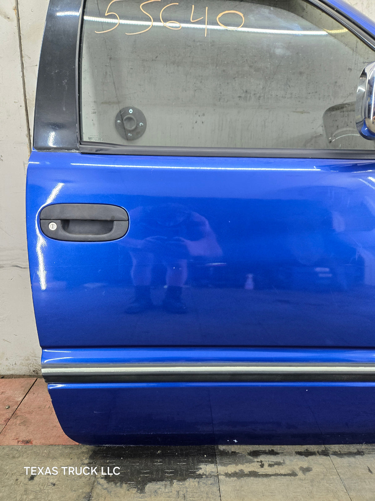 1994-2002 Dodge Ram 2nd Gen RH Passenger Side Front Extended Cab Door 1500 2500 3500 - Blue