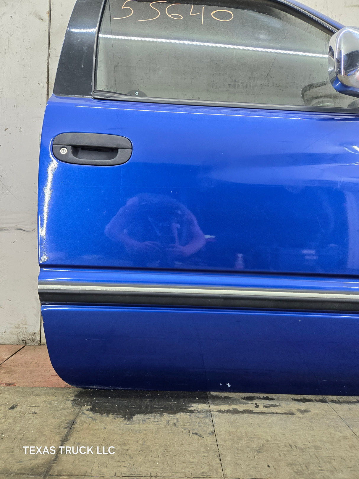 1994-2002 Dodge Ram 2nd Gen RH Passenger Side Front Extended Cab Door 1500 2500 3500 - Blue