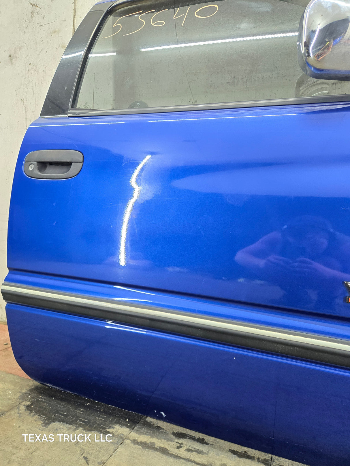 1994-2002 Dodge Ram 2nd Gen RH Passenger Side Front Extended Cab Door 1500 2500 3500 - Blue