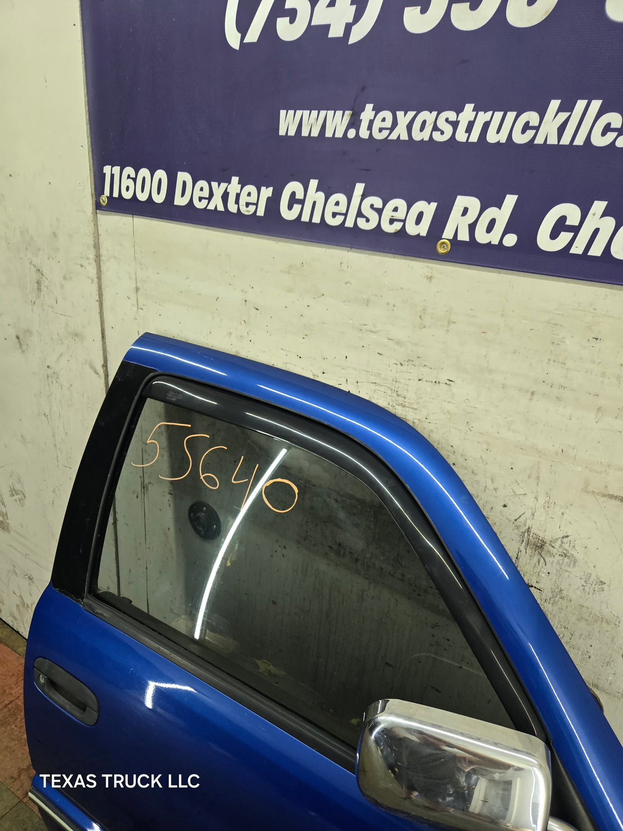 1994-2002 Dodge Ram 2nd Gen RH Passenger Side Front Extended Cab Door 1500 2500 3500 - Blue