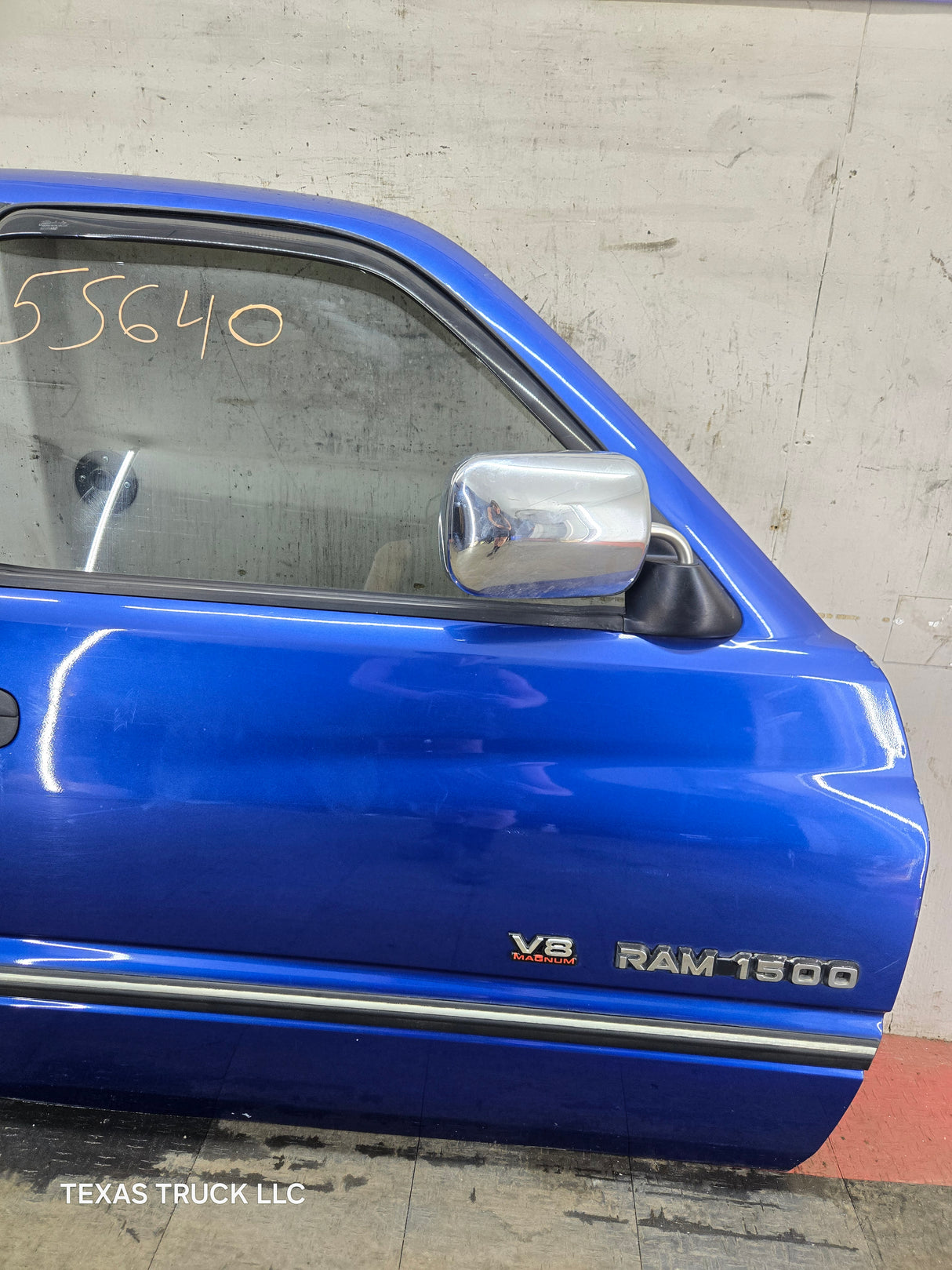1994-2002 Dodge Ram 2nd Gen RH Passenger Side Front Extended Cab Door 1500 2500 3500 - Blue