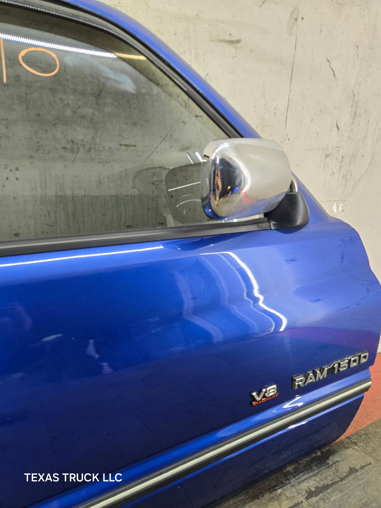 1994-2002 Dodge Ram 2nd Gen RH Passenger Side Front Extended Cab Door 1500 2500 3500 - Blue