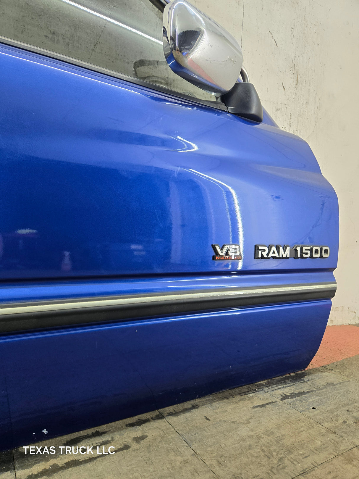 1994-2002 Dodge Ram 2nd Gen RH Passenger Side Front Extended Cab Door 1500 2500 3500 - Blue