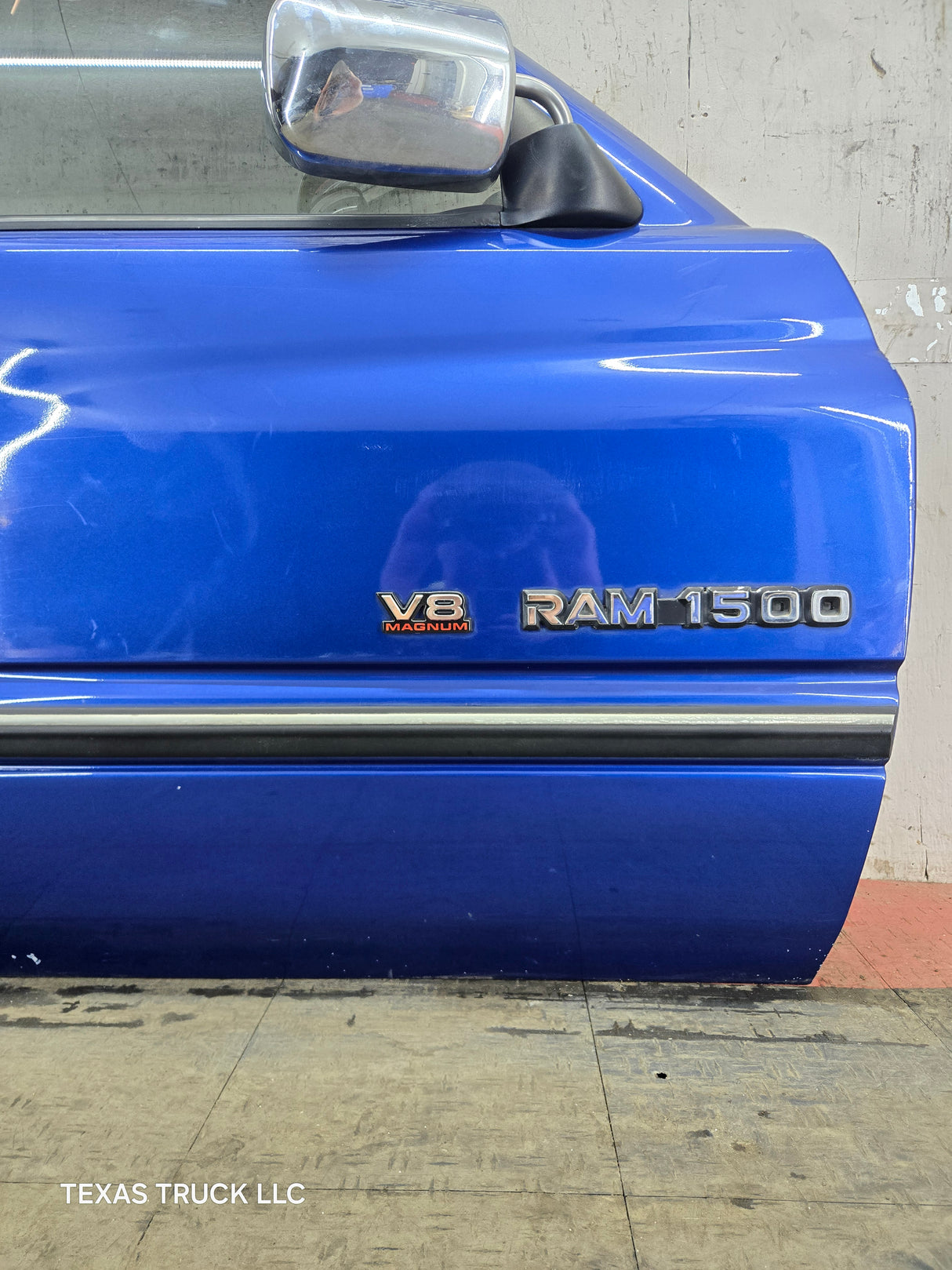 1994-2002 Dodge Ram 2nd Gen RH Passenger Side Front Extended Cab Door 1500 2500 3500 - Blue