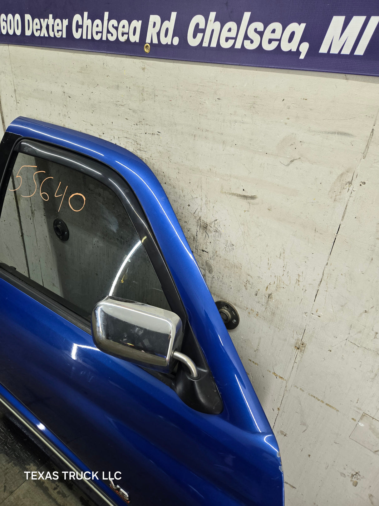 1994-2002 Dodge Ram 2nd Gen RH Passenger Side Front Extended Cab Door 1500 2500 3500 - Blue