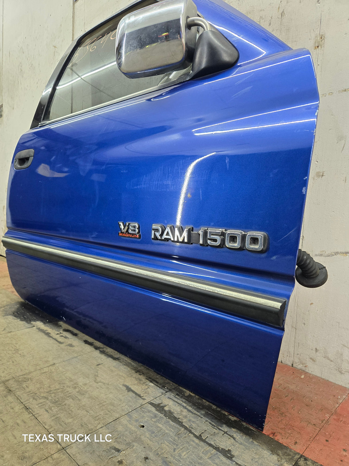 1994-2002 Dodge Ram 2nd Gen RH Passenger Side Front Extended Cab Door 1500 2500 3500 - Blue