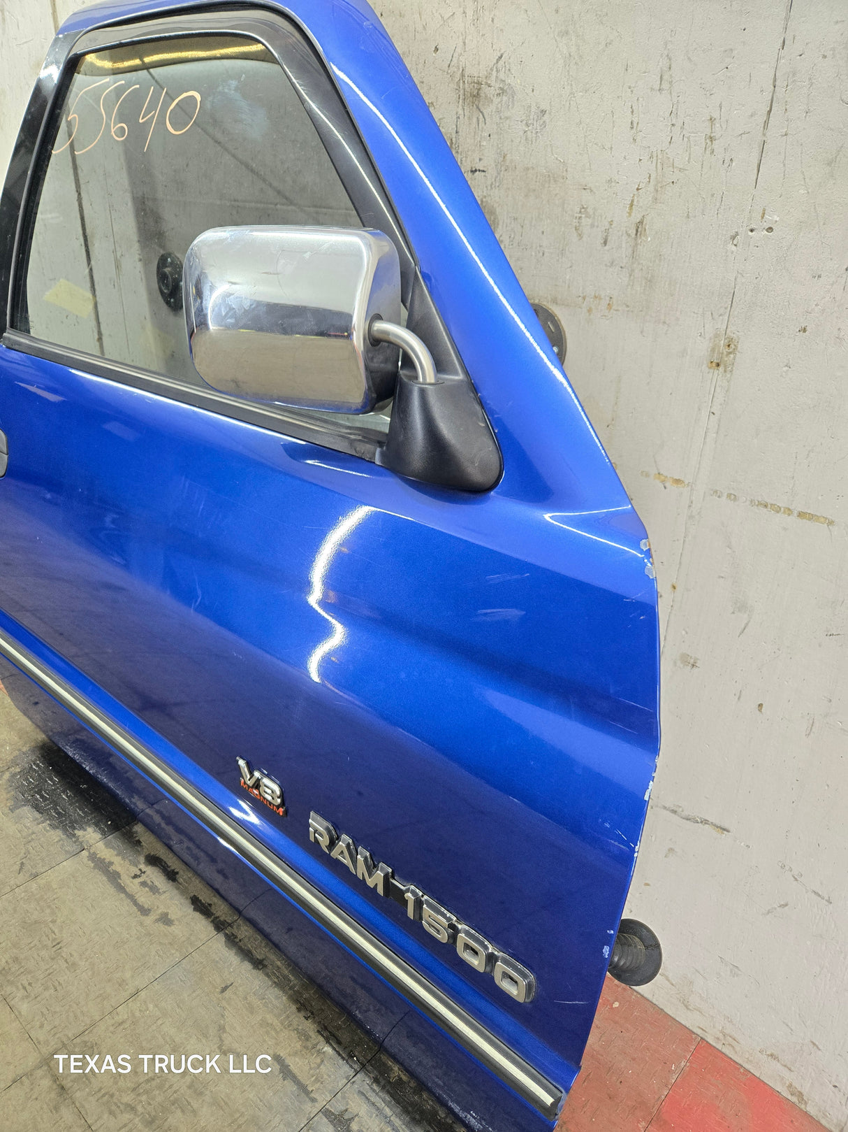 1994-2002 Dodge Ram 2nd Gen RH Passenger Side Front Extended Cab Door 1500 2500 3500 - Blue