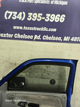 1994-2002 Dodge Ram 2nd Gen RH Passenger Side Front Extended Cab Door 1500 2500 3500 - Blue