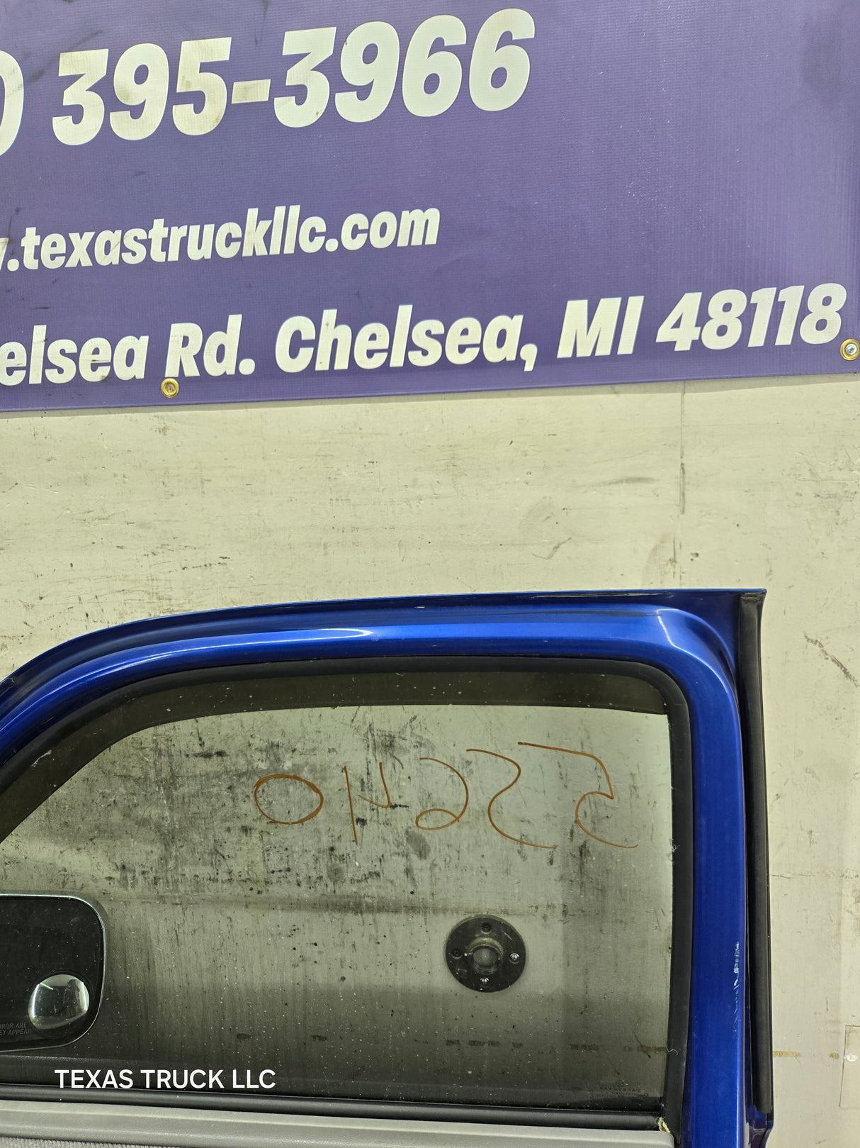 1994-2002 Dodge Ram 2nd Gen RH Passenger Side Front Extended Cab Door 1500 2500 3500 - Blue