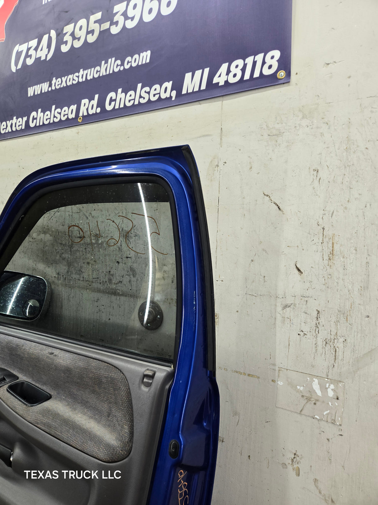 1994-2002 Dodge Ram 2nd Gen RH Passenger Side Front Extended Cab Door 1500 2500 3500 - Blue