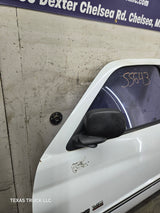 1994-2002 Dodge Ram 2nd Gen LH Driver Side Front Extended Cab Door 1500 2500 3500 ROUND CORNER - White