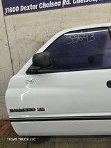 1994-2002 Dodge Ram 2nd Gen LH Driver Side Front Extended Cab Door 1500 2500 3500 ROUND CORNER - White