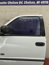 1994-2002 Dodge Ram 2nd Gen LH Driver Side Front Extended Cab Door 1500 2500 3500 ROUND CORNER - White