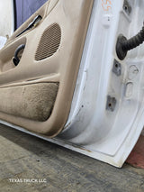 1994-2002 Dodge Ram 2nd Gen LH Driver Side Front Extended Cab Door 1500 2500 3500 ROUND CORNER - White