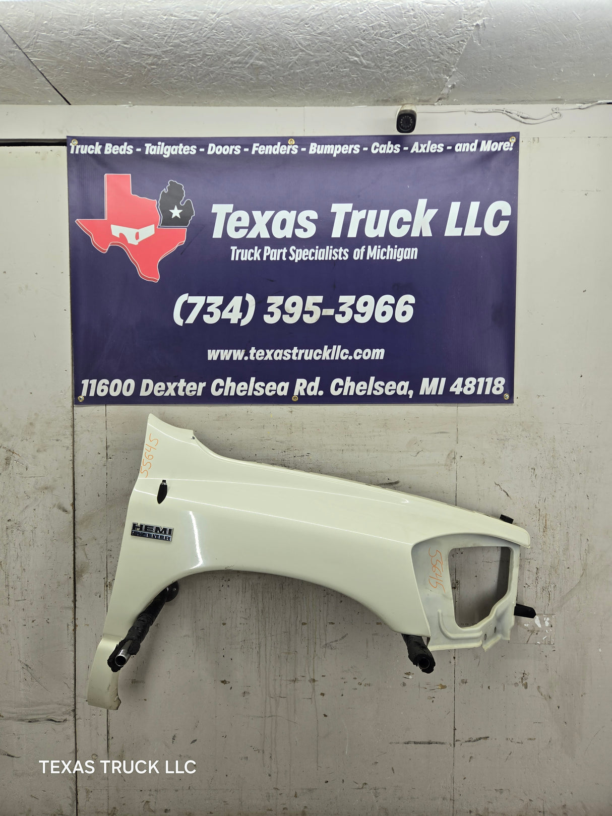 2006-2008 Dodge Ram 3rd Gen 1500 2500 3500 RH Passenger Side Fender - Cream White