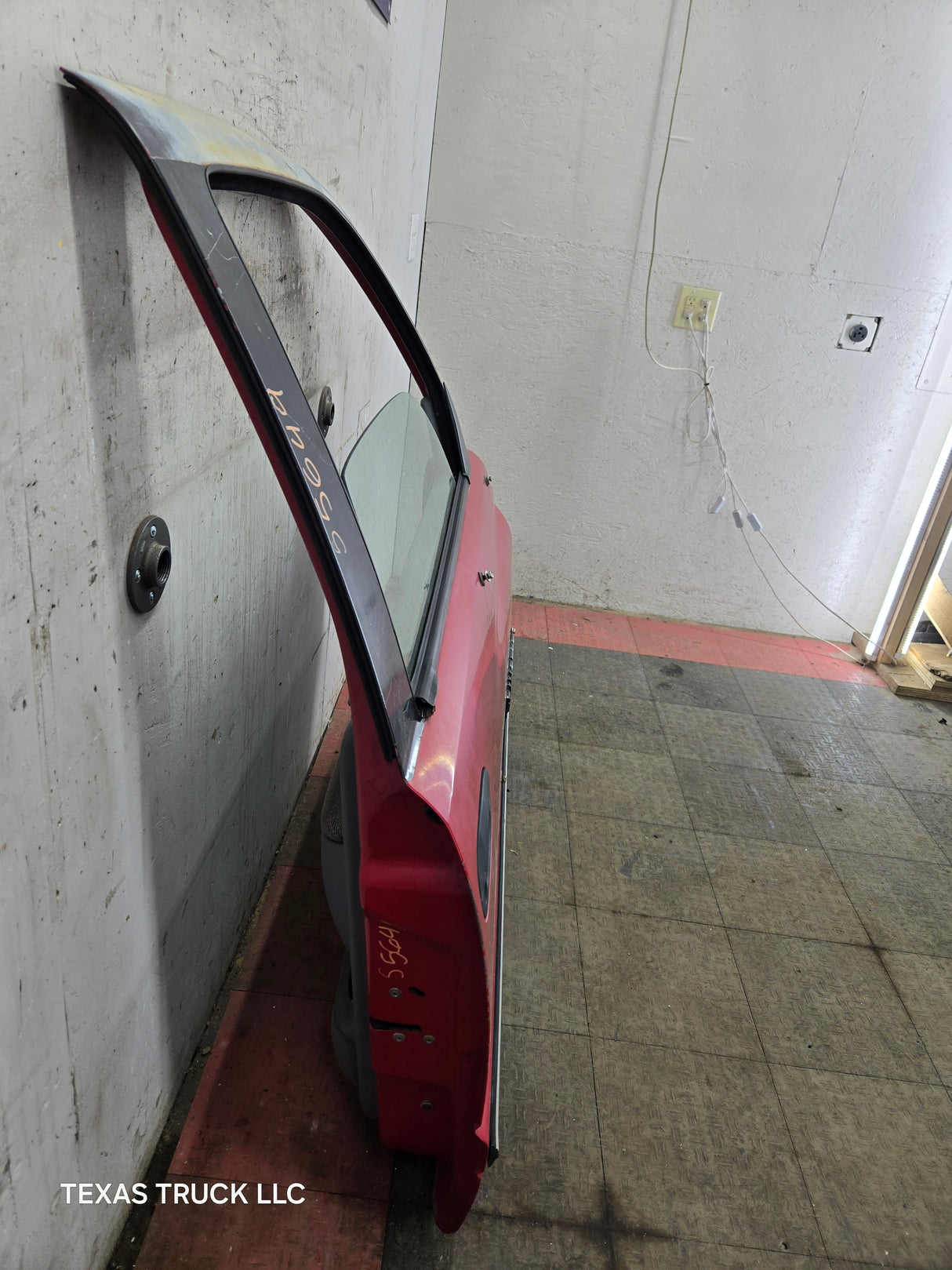 1994-2002 Dodge Ram 2nd Gen RH Passenger Side Front Extended Cab Door 1500 2500 3500 ROUND CORNER - Red