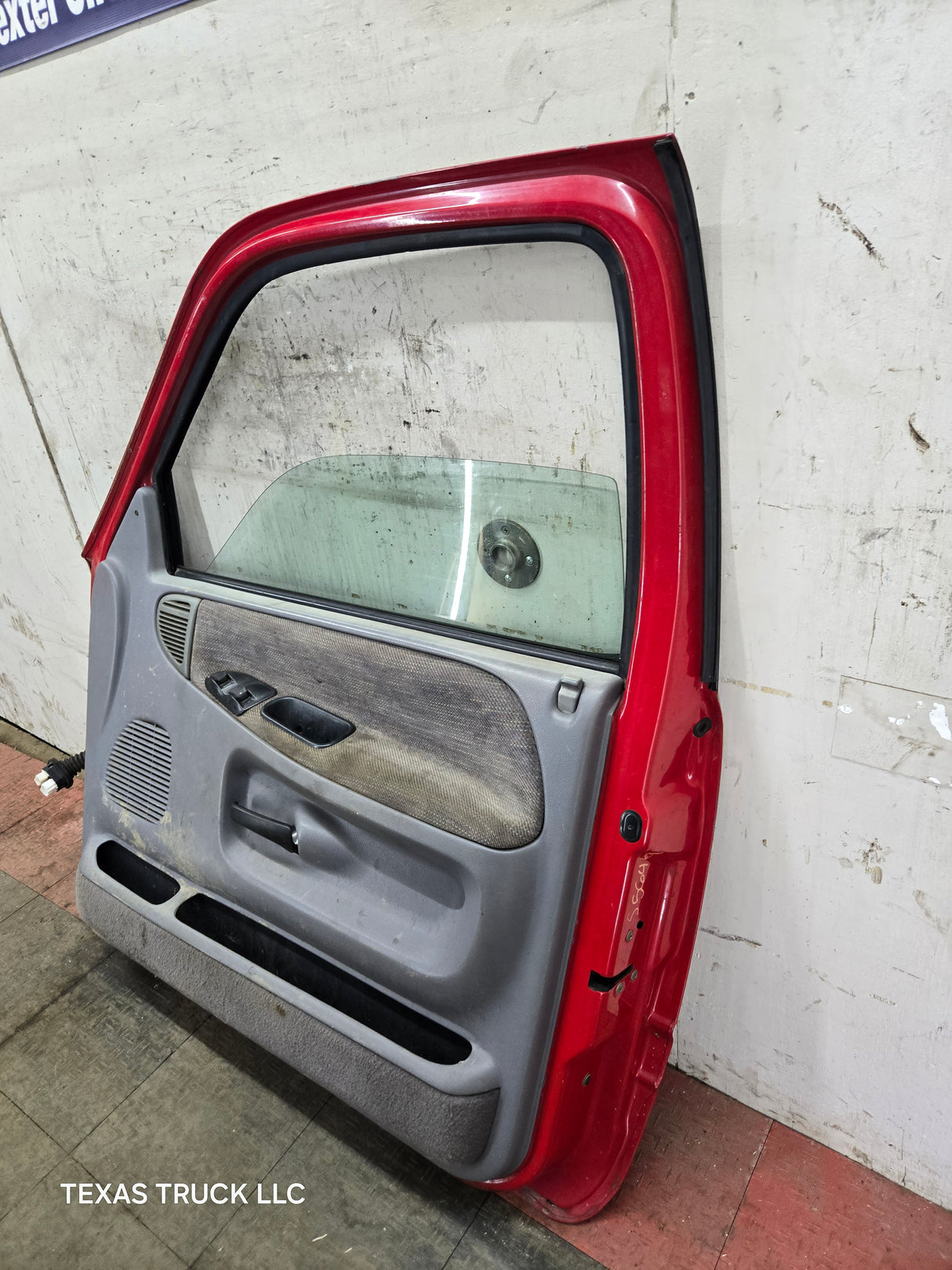 1994-2002 Dodge Ram 2nd Gen RH Passenger Side Front Extended Cab Door 1500 2500 3500 ROUND CORNER - Red
