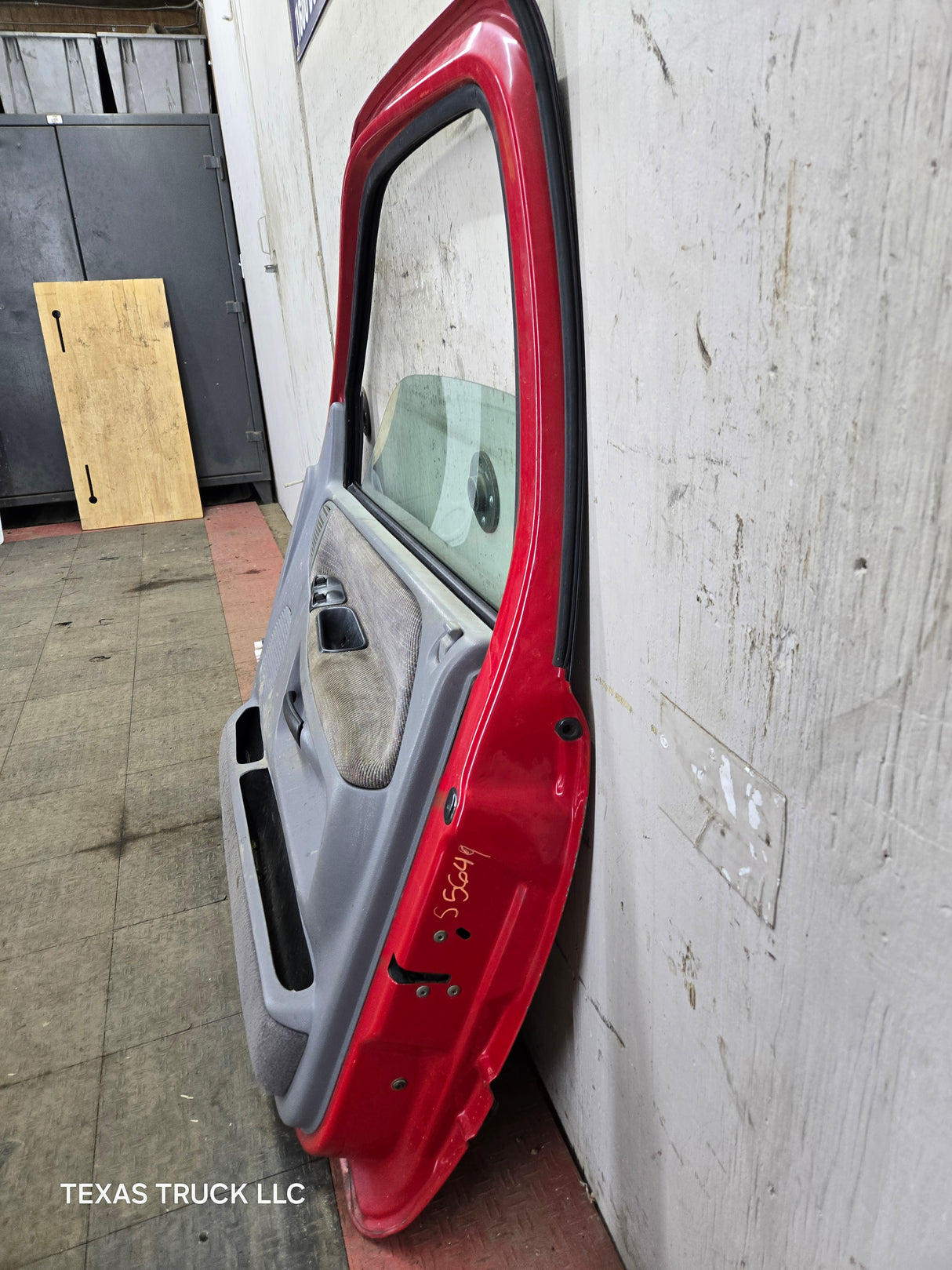 1994-2002 Dodge Ram 2nd Gen RH Passenger Side Front Extended Cab Door 1500 2500 3500 ROUND CORNER - Red