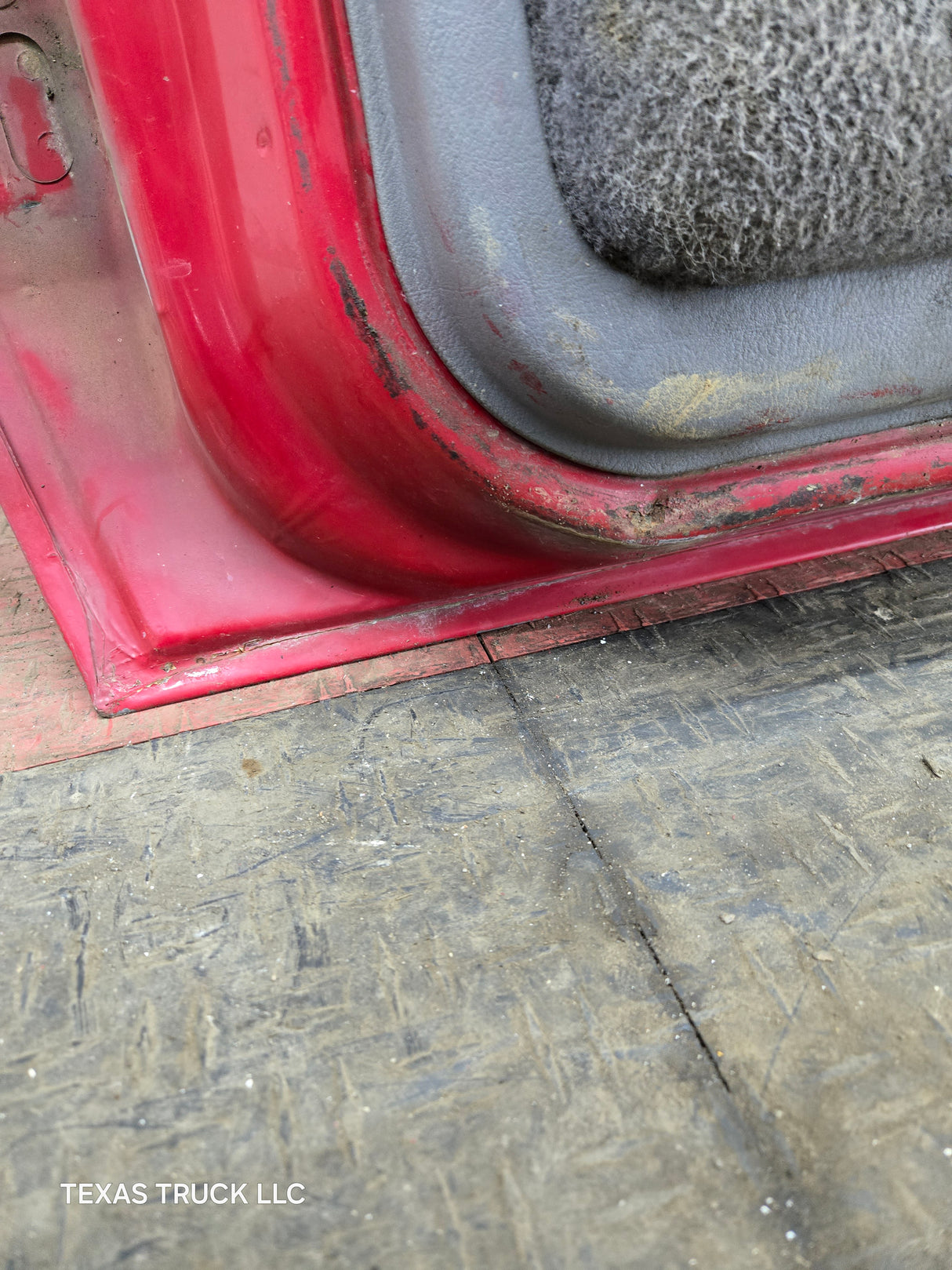 1994-2002 Dodge Ram 2nd Gen RH Passenger Side Front Extended Cab Door 1500 2500 3500 ROUND CORNER - Red