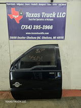 2012-2016 Ford Super Duty LH Driver Side Front Door F250 F350 F450 F550 - Black