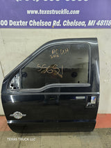 2012-2016 Ford Super Duty LH Driver Side Front Door F250 F350 F450 F550 - Black