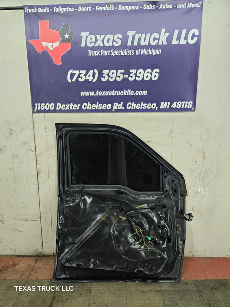 2012-2016 Ford Super Duty LH Driver Side Front Door F250 F350 F450 F550 - Black