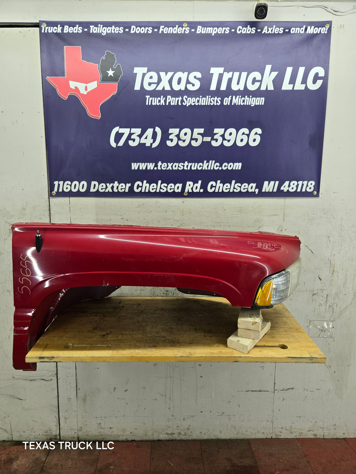 1994-2002 Dodge Ram 2nd Gen 1500 2500 3500 RH Passenger Side Fender - Red