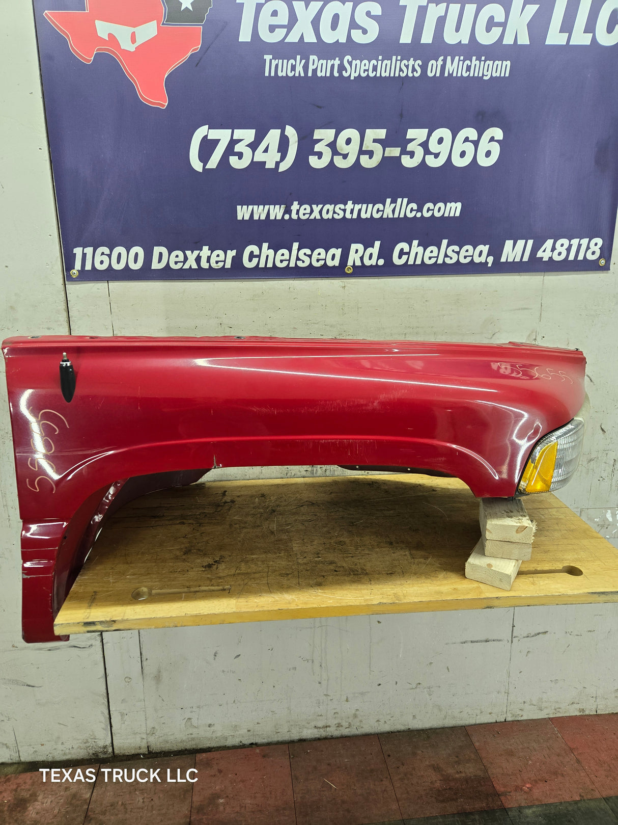 1994-2002 Dodge Ram 2nd Gen 1500 2500 3500 RH Passenger Side Fender - Red