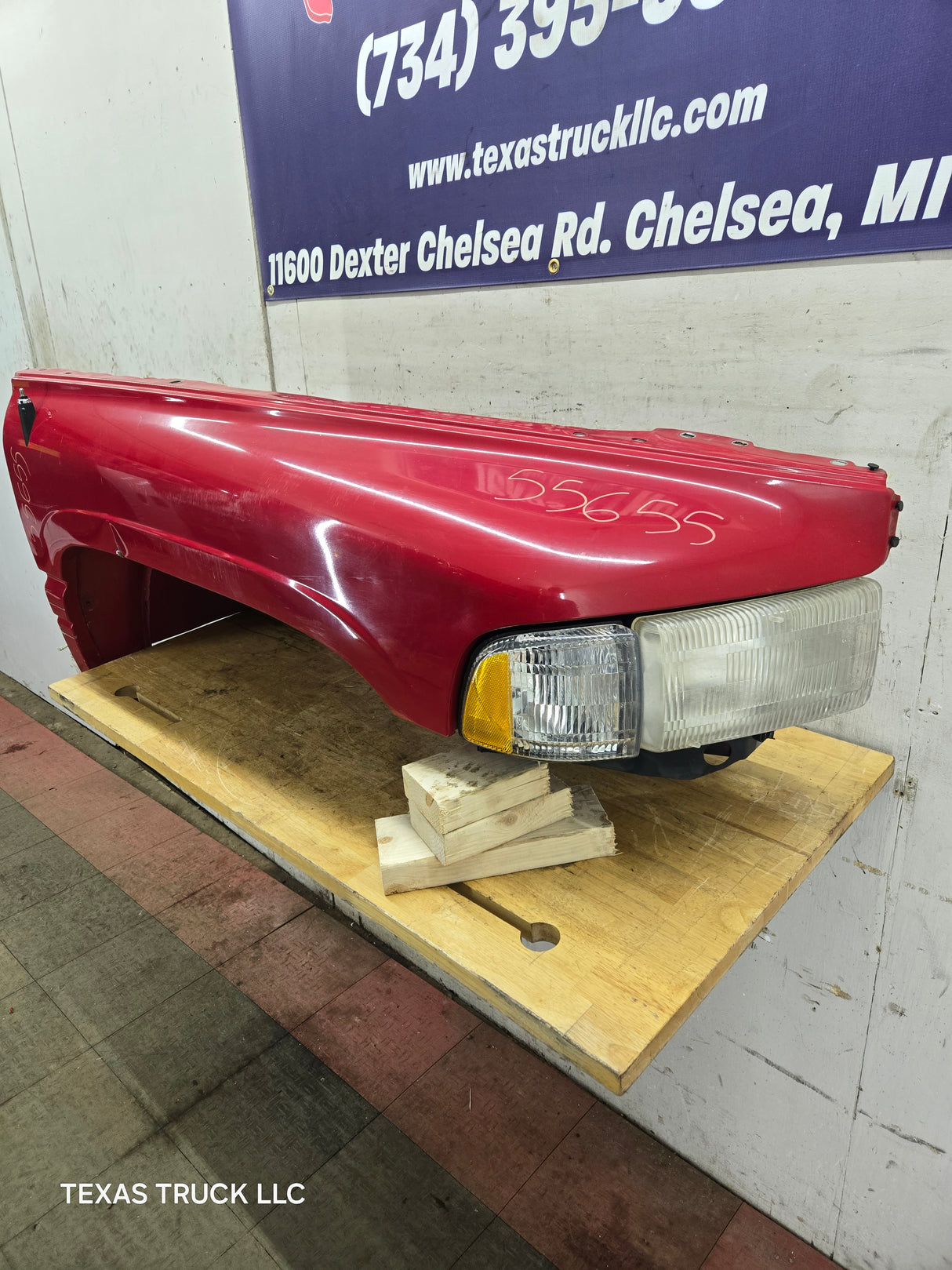 1994-2002 Dodge Ram 2nd Gen 1500 2500 3500 RH Passenger Side Fender - Red