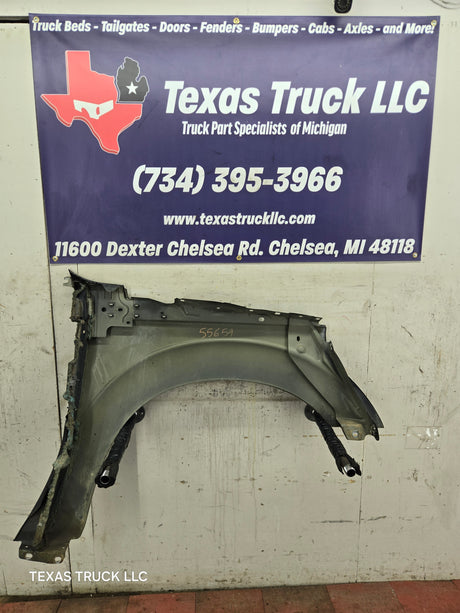 2011-2016 Ford Super Duty F250 F350 LH Driver Side Front Fender - Black