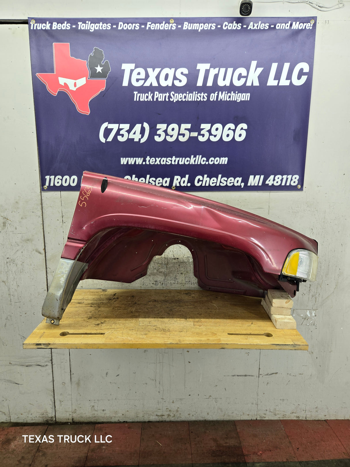 1994-2002 Dodge Ram 2nd Gen 1500 2500 3500 RH Passenger Side Fender - Red