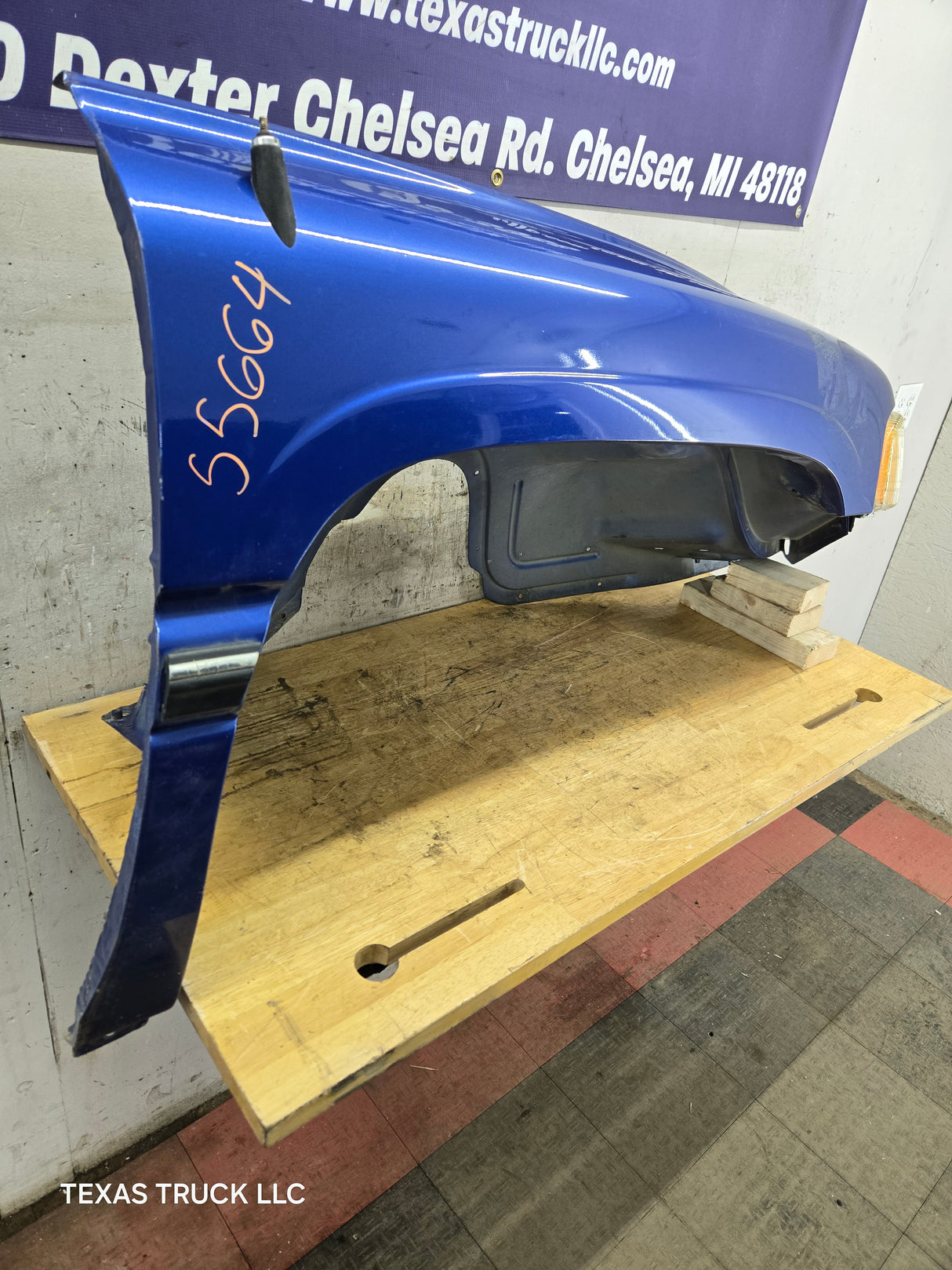 1994-2002 Dodge Ram 2nd Gen 1500 2500 3500 RH Passenger Side Fender - Blue