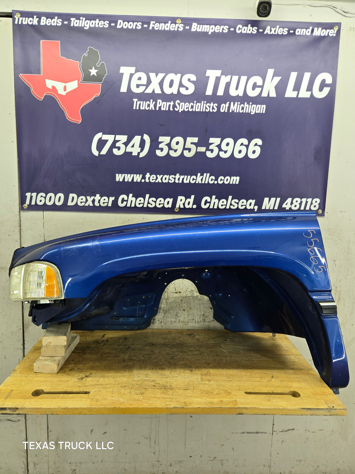 1994-2002 Dodge Ram 2nd Gen 1500 2500 3500 LH Driver Side Fender - Blue