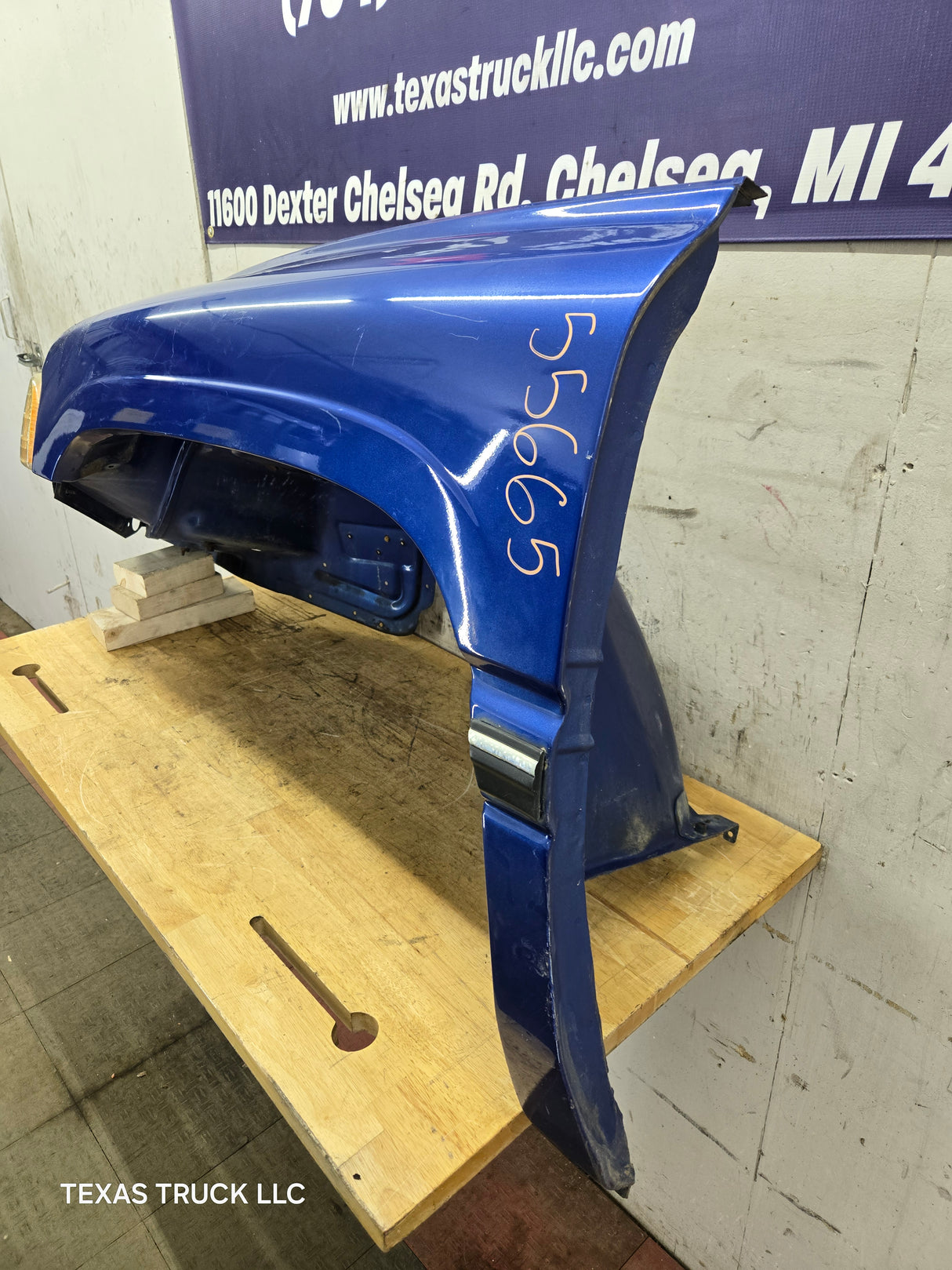 1994-2002 Dodge Ram 2nd Gen 1500 2500 3500 LH Driver Side Fender - Blue
