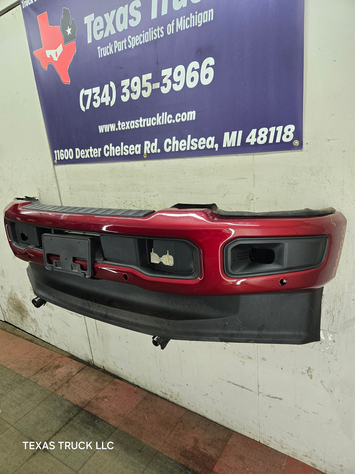 2023-2025 Ford Super Duty F250 F350 Front Bumper - Red