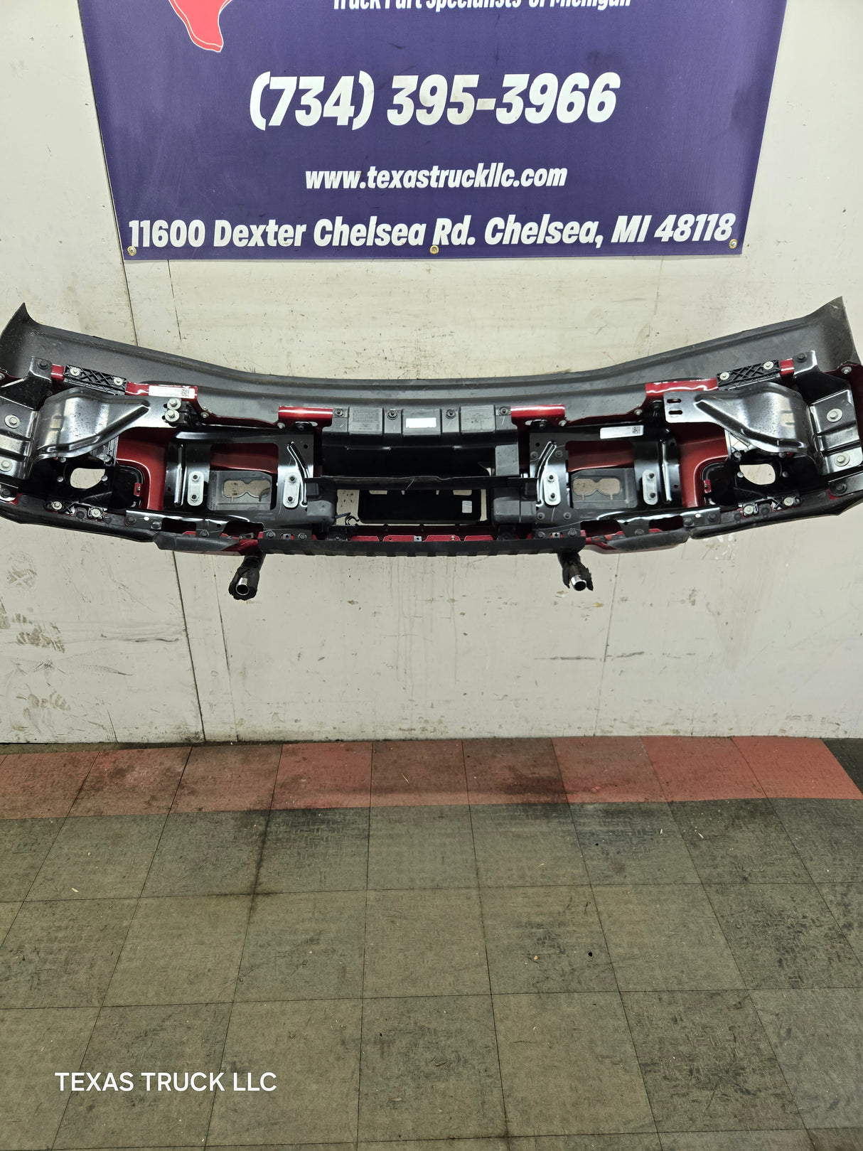 2023-2025 Ford Super Duty F250 F350 Front Bumper - Red